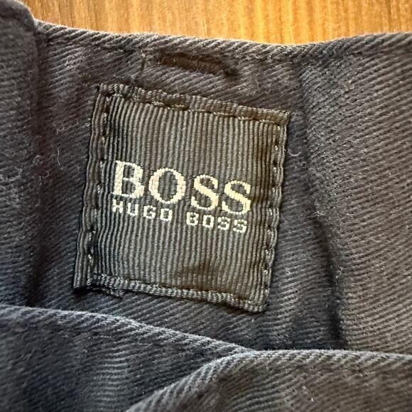Boss Hugo Boss Black Brushed Denim Jeans Size 32 - Picture 7 of 11
